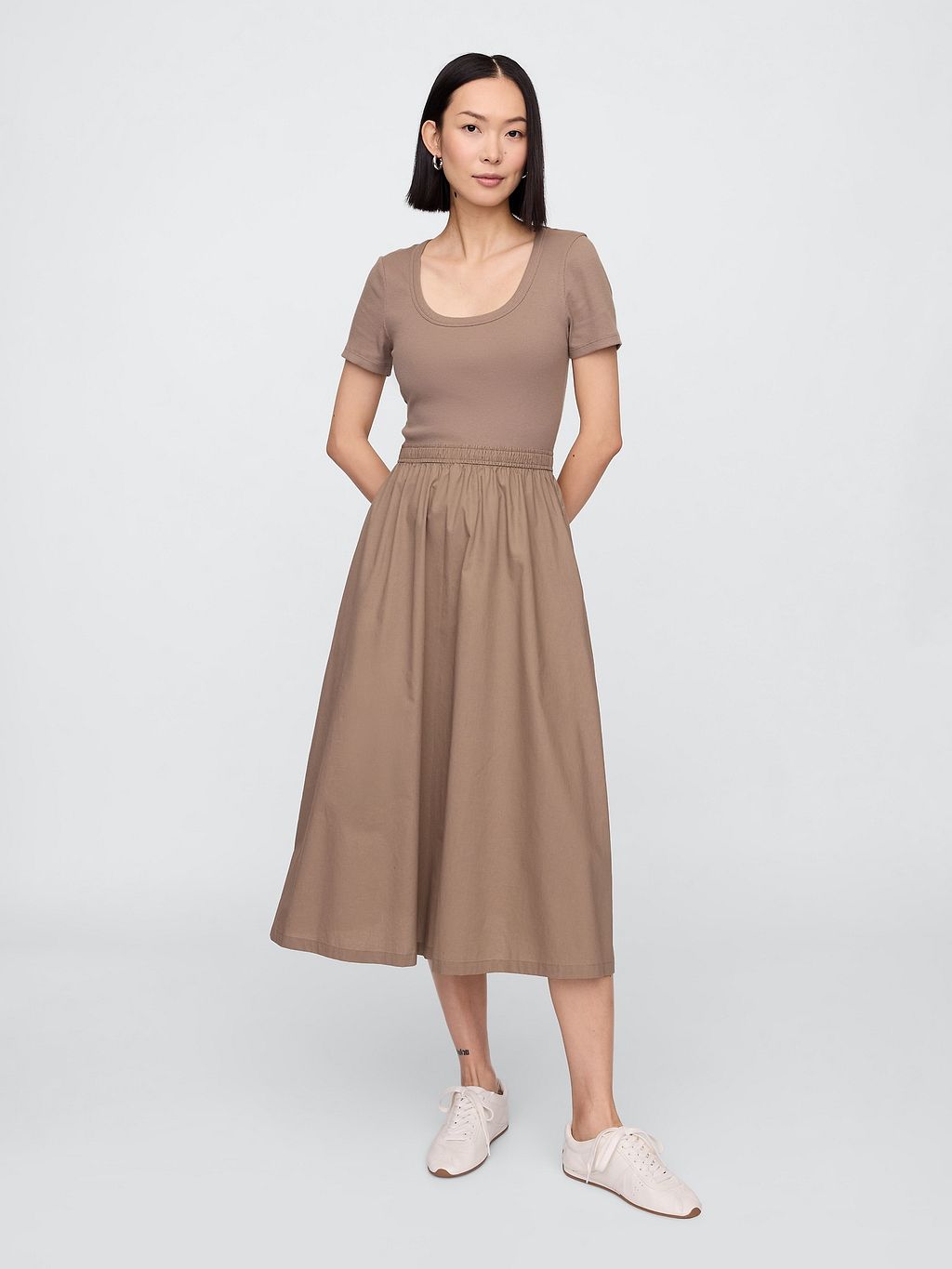 alsace maxi dress Button Cuff Sleeve Maxi Dress