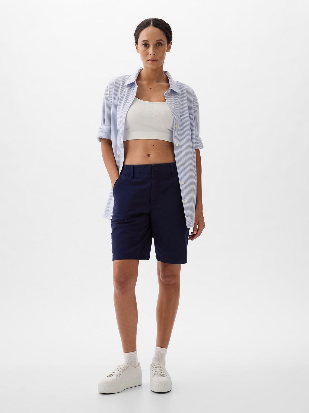 Short Gap Girlfriend Tiro Medio Mujer