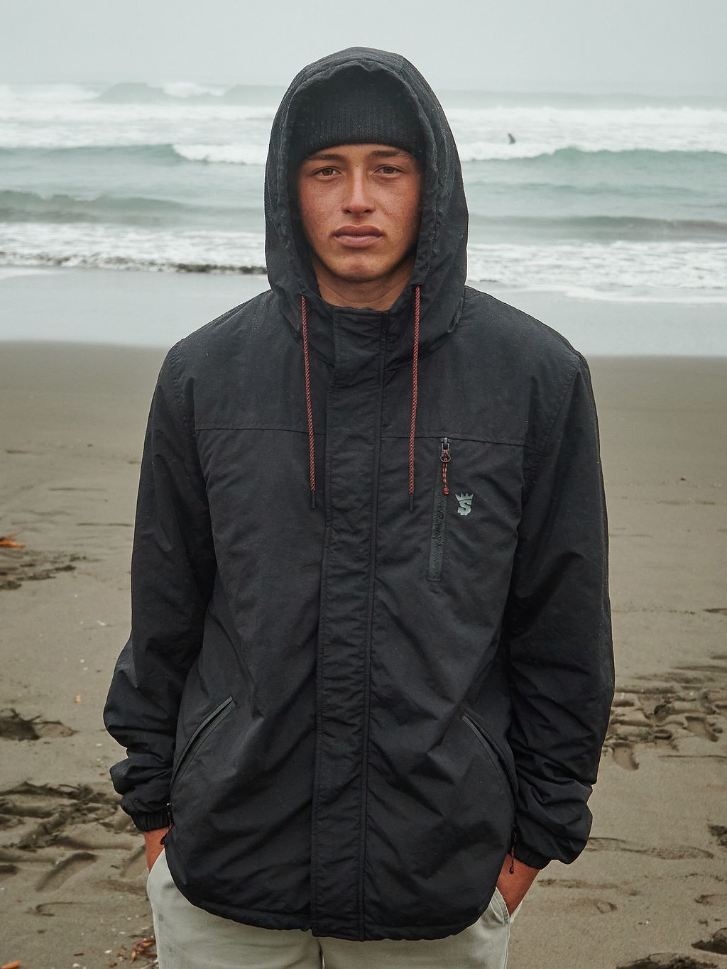 Chaqueta Duck Stoked Hombre Negra