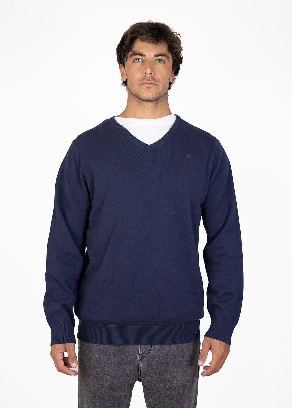 SWEATER HOMBRE SUPIMA COTTON HALF-ZIP SWEATER