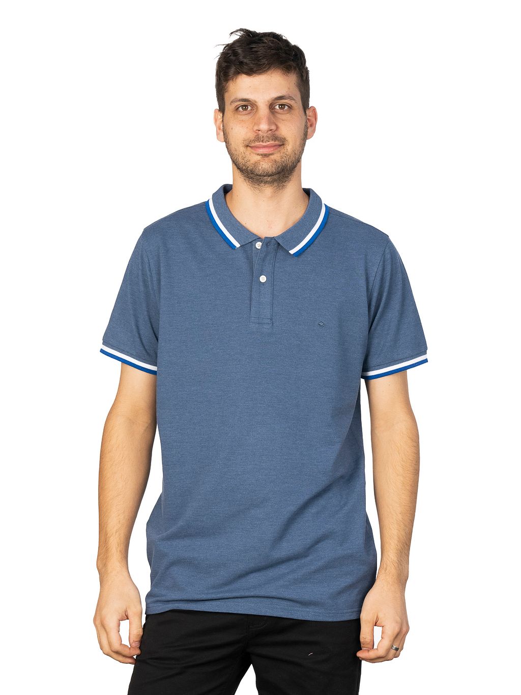 Polera Hombre Performance Golf Novelty Collar Polo