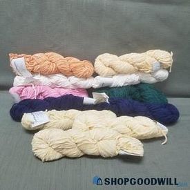 Crystal Palace Cotton Chenille White LB - Fiber to Yarn