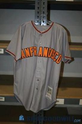 Willie McCovey Men's San Francisco Giants Throwback Jersey - Grey