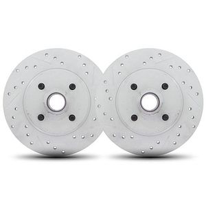 Details about  / SP Performance Front Rotors for 1985 MUSTANG GTDrilled Slotted ZRC F54-326838