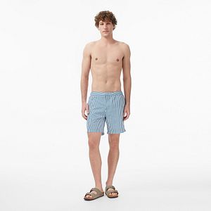 Nautica Erkek Yeşil Regular Fit Çizgili Deniz Şortu T45343T | Nautica