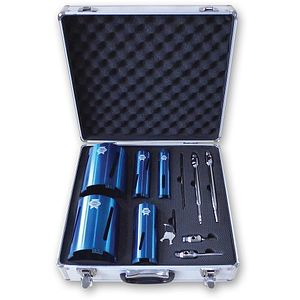 MASONRY DIAMOND CORE DRILL SET 11 PIECES//11PC LASER WELDED FOR CONCRETE BRICK