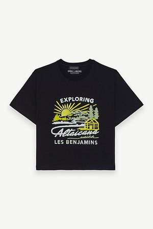 Relaxed Fit Gri Renkli Erkek Tişört - SHORT SLEEVE TEE 002 – LES