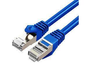 Cruxtec Cat 6 Ethernet Cable - 30cm Blue 