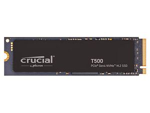 Crucial T500 1TB PCIe Gen4 NVMe SSD with Heatsink | Solid State Drives