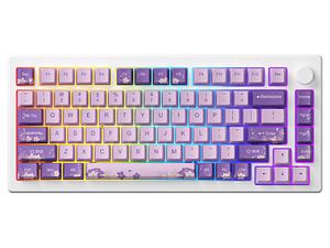邦楽 Sister AKKO NIGHT DREAM 7\" Akko launches 7th Anniversary Mod 007 PC wired keyboard with