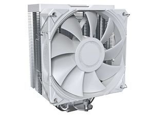 Thermalright Assassin X 120R Digital White – CPU-koeler Met LCD-scherm, 4 Heatpipes, 151 Mm Hoogte, PWM Ventilator, Voor Intel En AMD