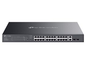 TP-Link SG5428X Omada ポート×24/ 10Gスロット×4 SG5428X | Omada ギガビットポート×24/ 10Gスロット×4 スタッカブル