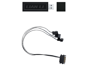 Lian Li Strimer Wireless 16-Pin RGB Power Extension Cable – 8 LED Strip, Wireless Control (Controller Sold Separately)