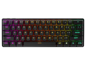 SteelSeries New Apex 9 Mini TKL, HotSwap Optical Mini Gaming Keyboard, 60  Percent Compact Design, Optical Switches, RGB, Double Shot PBT Keycap,  Wired