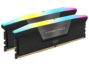 Corsair Vengeance DDR5 32GB 6400MHz CL36 RAM - Black | Desktop RAM
