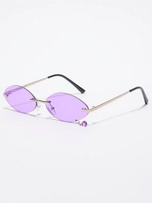 Jewel Round Lavendar Sunglasses