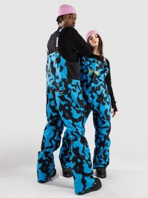 Psychedelic Garden Bib Pants