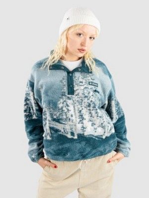 Helvetia Cropped Half Snap Sweater