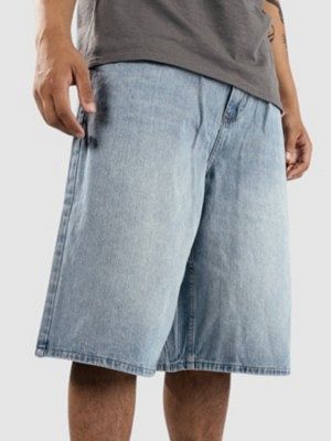 Ultra Loose Sk8 Denim W Embroidery Shorts