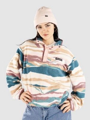 Helvetia II Printed Cropped Half Snap Zip Ho