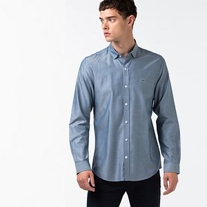 Lacoste Erkek Slim Fit Lacivert Gomlek Ch6122 423 Lacoste