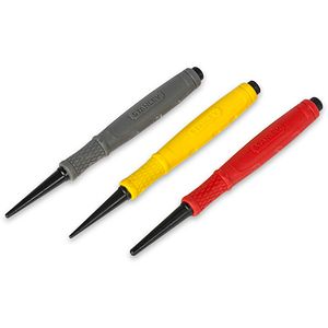 15 Piece Hardened Steel Centre Hole Punch Set 100mm 1.5 2.5 3 mm Metal Wood Tool
