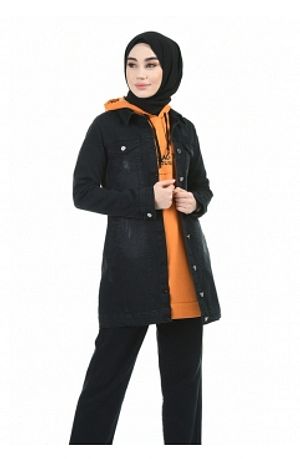 Dugmeli Kot Ceket 6063 01 Lacivert Sefamerve