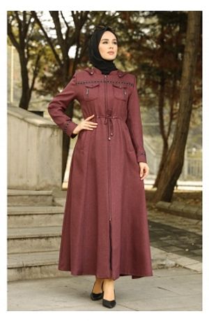 Kapusonlu Pardesu 1006 02 Indigo Sefamerve
