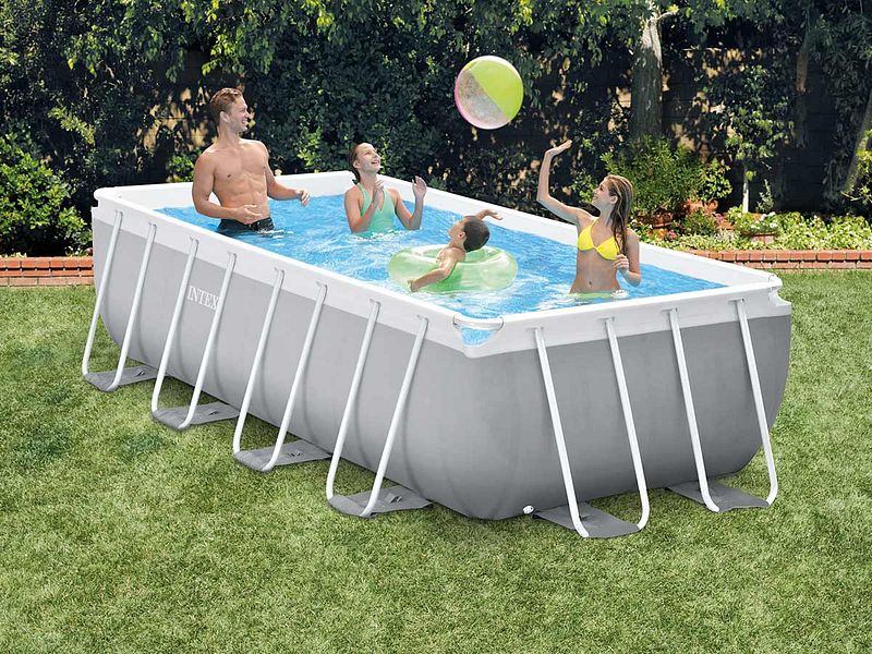 Piscine Hors Sol Intex Gré Filtration Et Accessoires Pas Cher