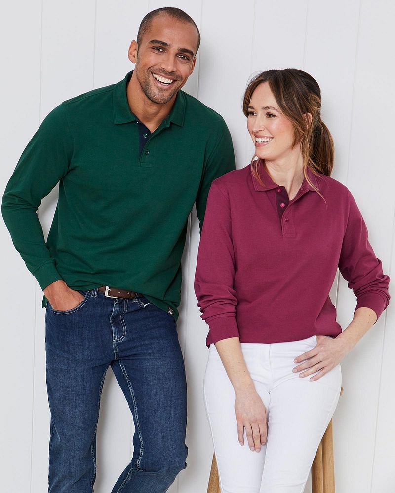 Long Sleeve Polo Shirt