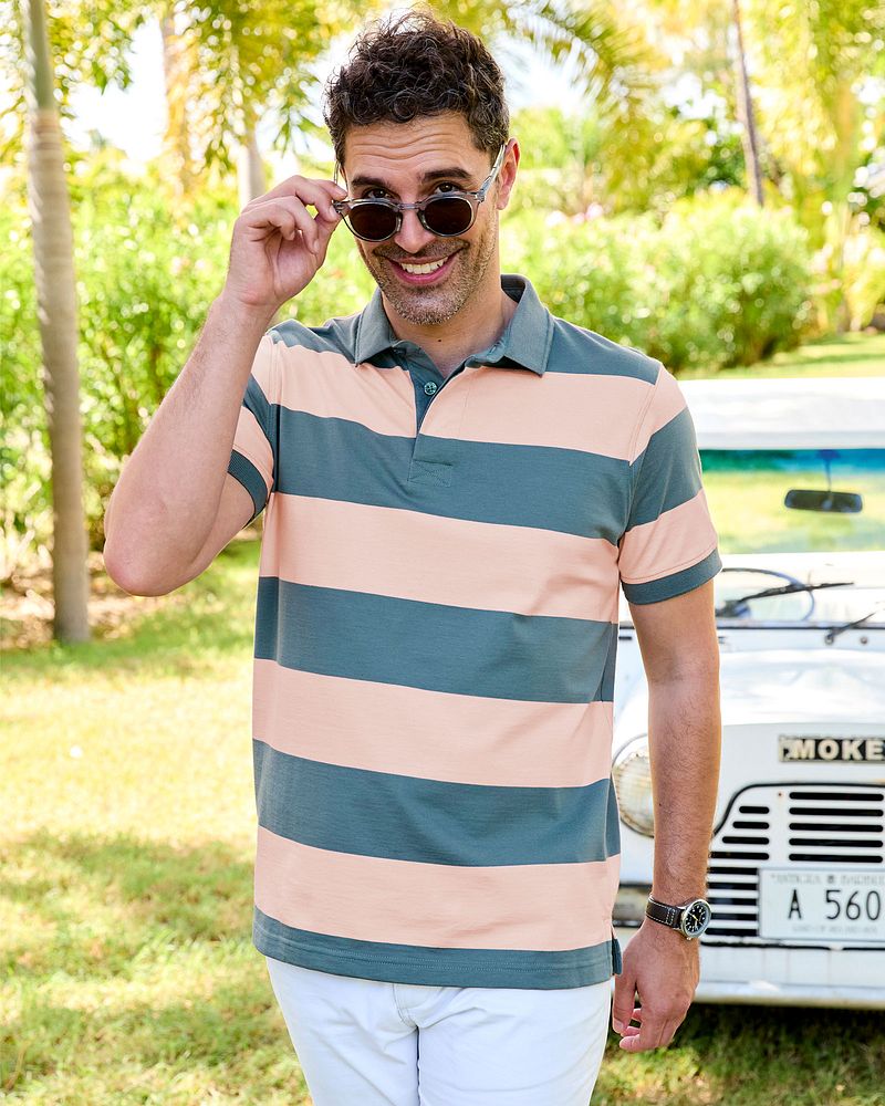Stripe Polo Shirt