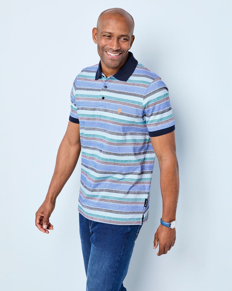 Guinness™ Short Sleeve Jersey Stripe Polo Shirt