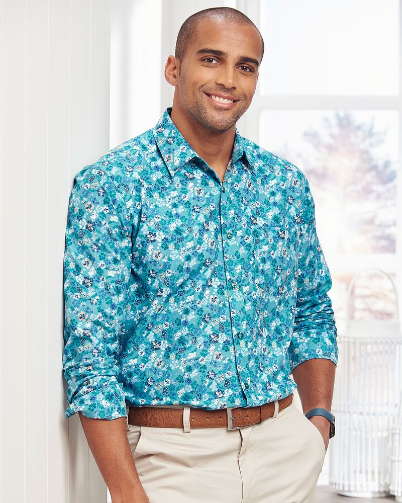 Long Sleeve Soft Touch Print Shirt