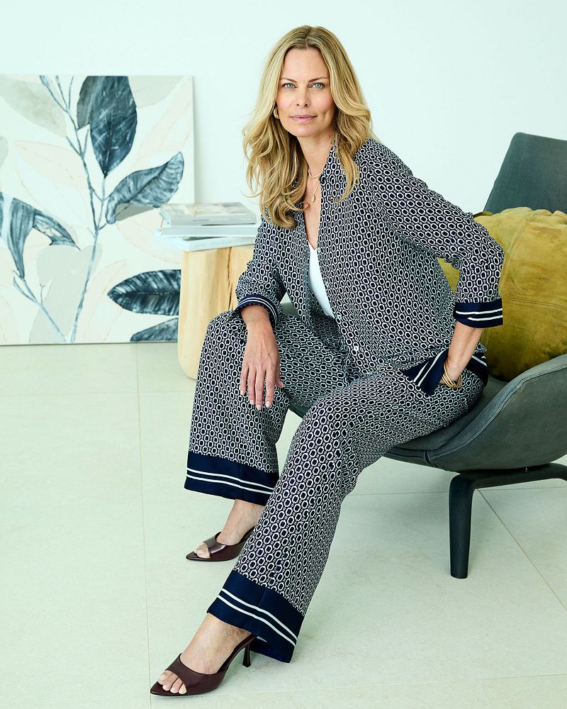 Longline Printed Shirt