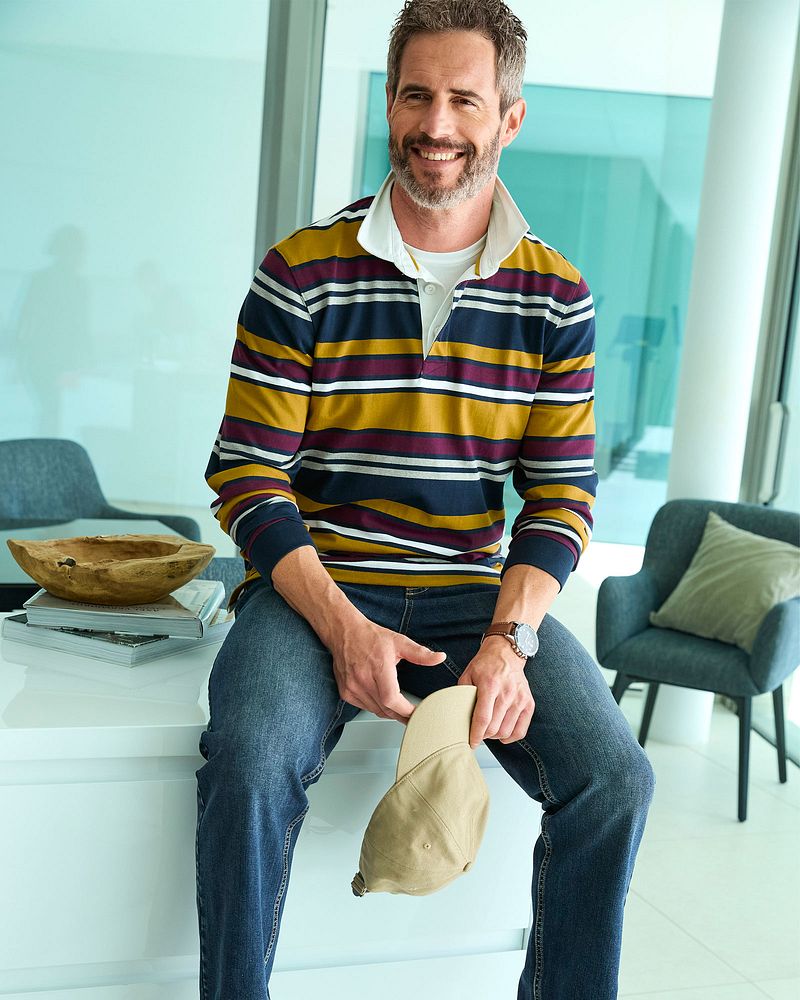 Long Sleeve Heritage Rugby Shirt