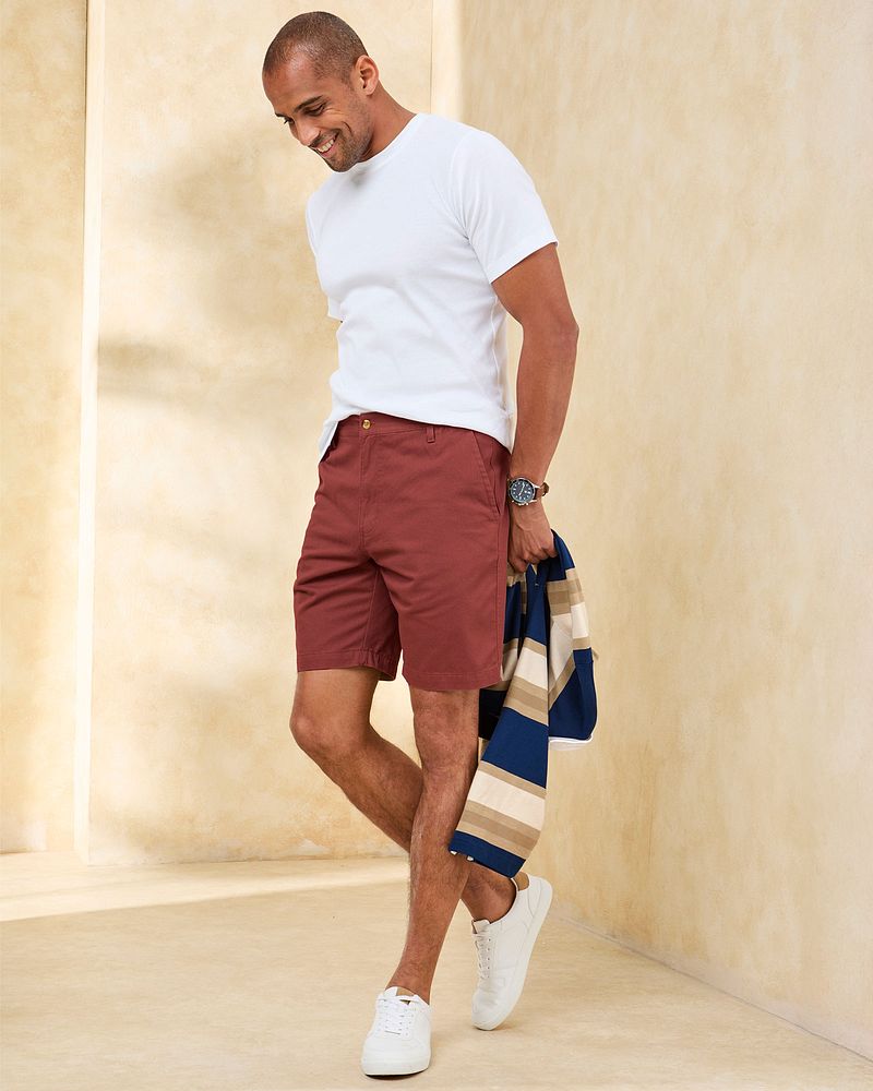Flat Front Comfort Shorts