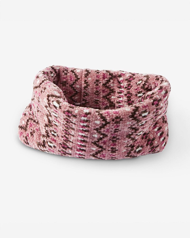 Chenille Fair Isle Snood