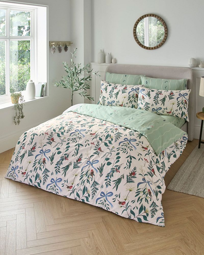 Robin Bow Cotton Duvet Set