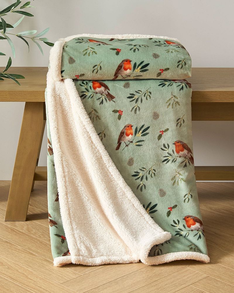 Robin Fleece Throw