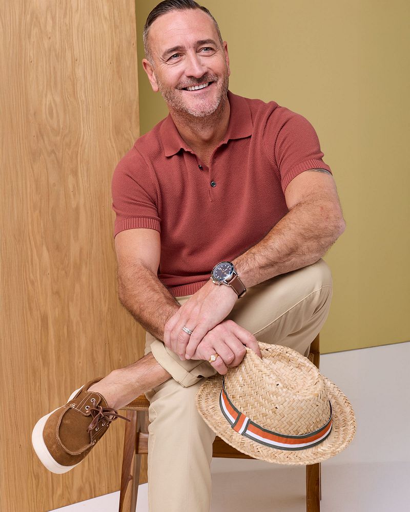 Signature Textured Knitted Polo Shirt